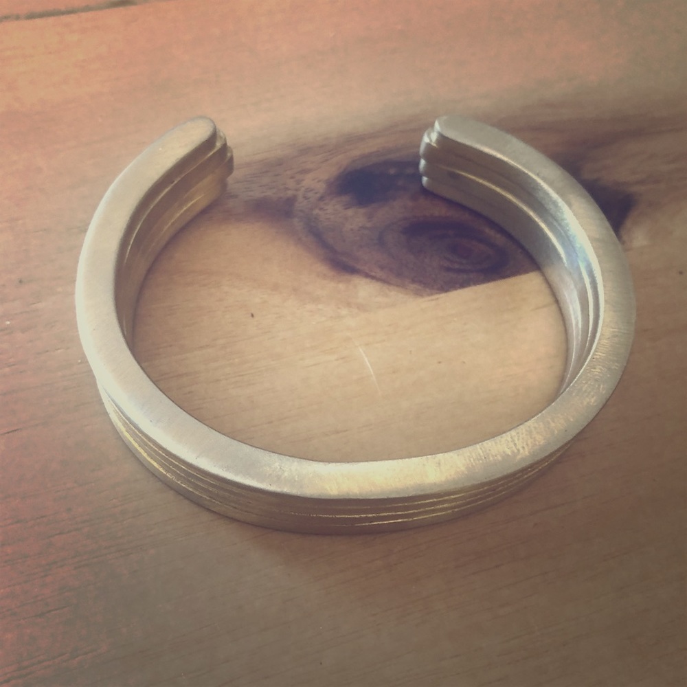 Miansai Unisex Brass Layered Cuff